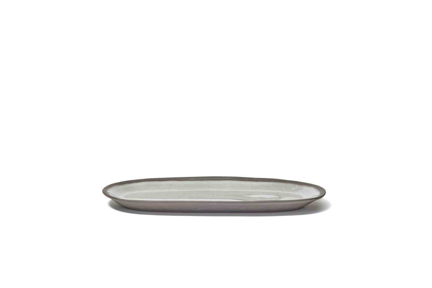 Prato oval Laguna cinzento 36cm