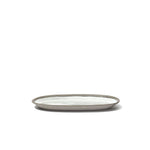 Prato oval Laguna cinzento 27cm