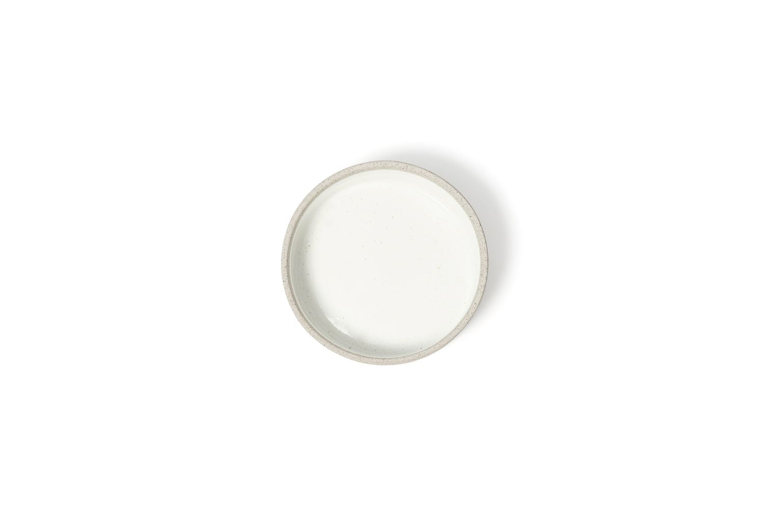 Base redonda Dolmen branco Ø13x7cm