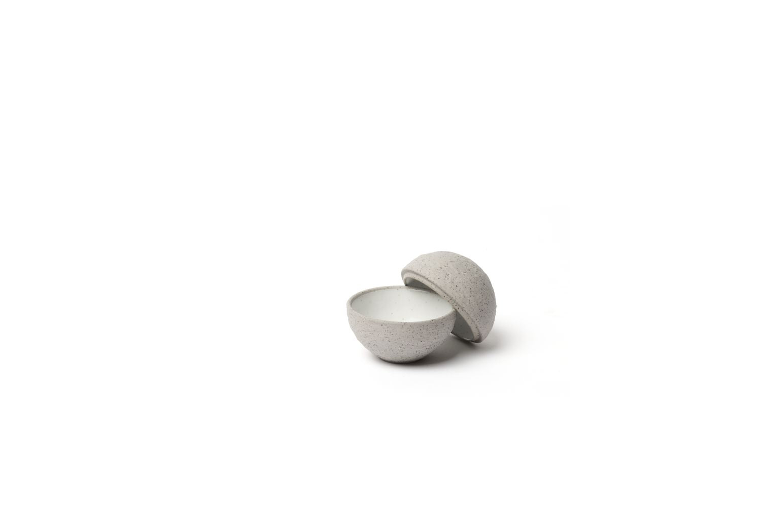 Prato esfera Dolmen branco Ø6,5cm