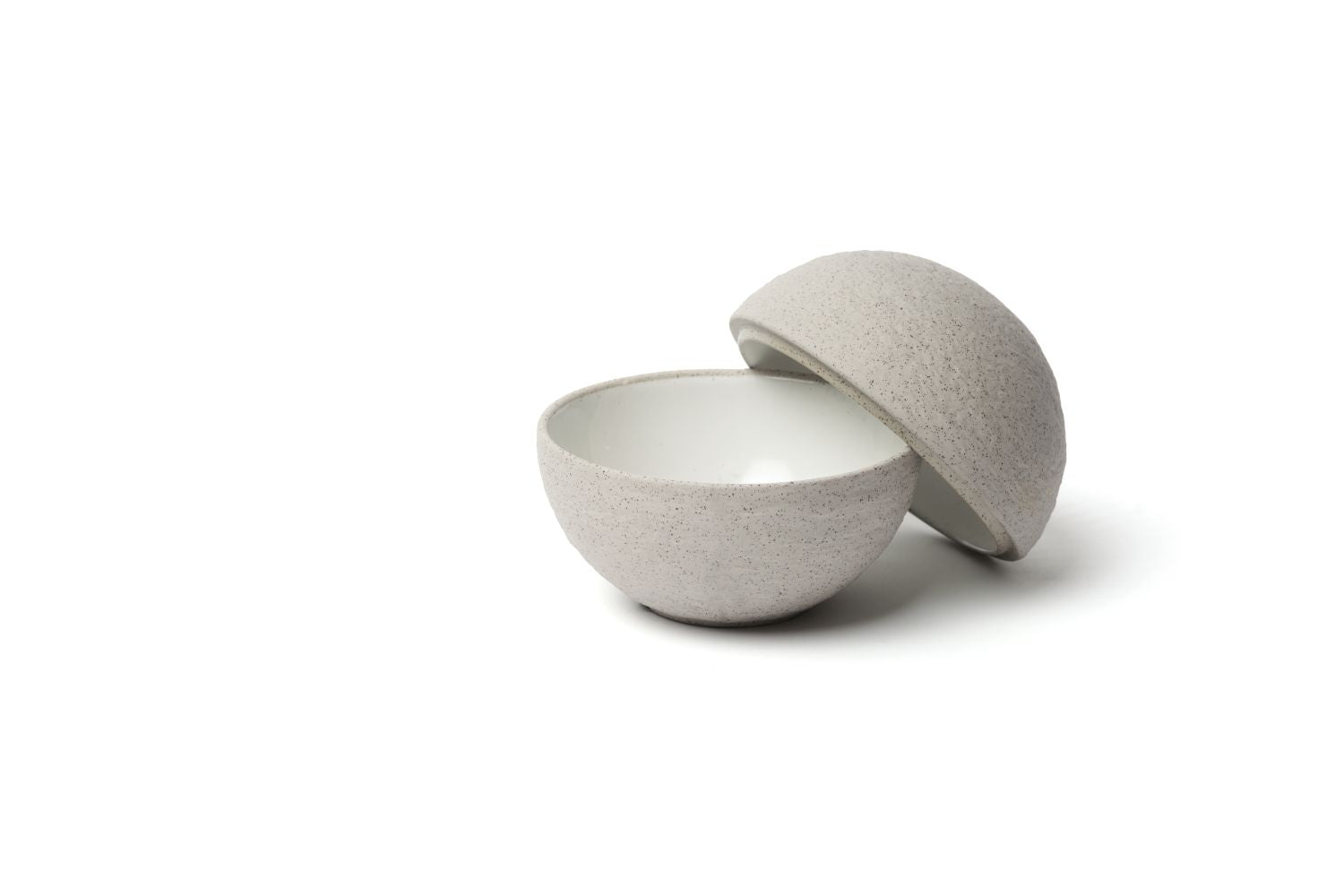 Prato esfera Dolmen branco Ø13cm
