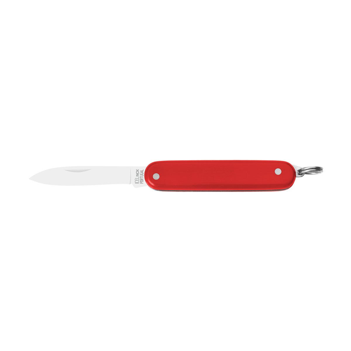 Canivete multiusos 6 cm, cabo vermelho
