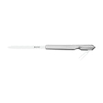 Faca para testar salsichas com garfo e patilha 14 cm, cabo inox