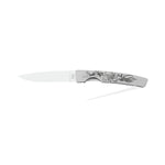 Canivete para chefe com espeto e patilha 12 cm, cabo inox