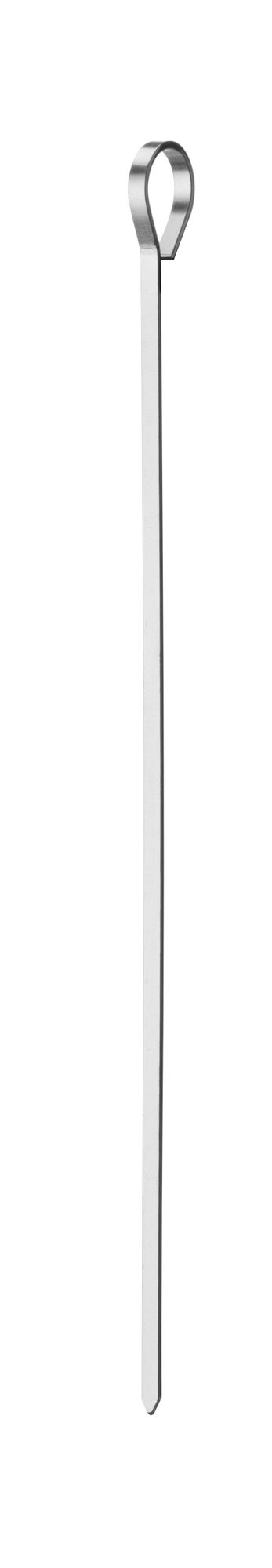 Espeto de churrasco inox 250 mm – 6 unidades
