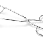 Pinça de serviço curva em aço inoxidável 240 mm