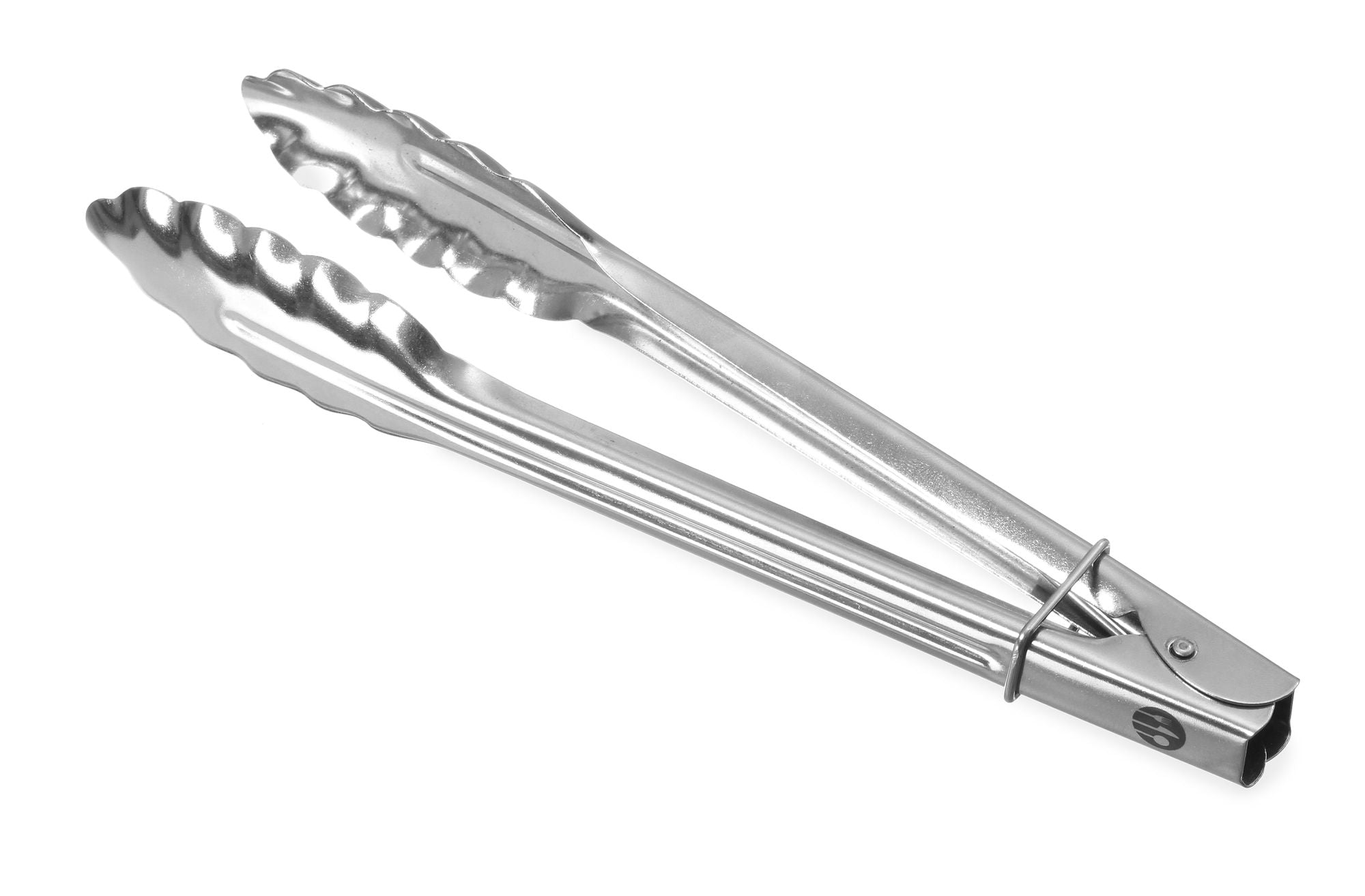 Pinça para salada inox 240 mm com clipe de fixação