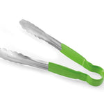 Pinça de serviço inox 300 mm cabo PVC verde