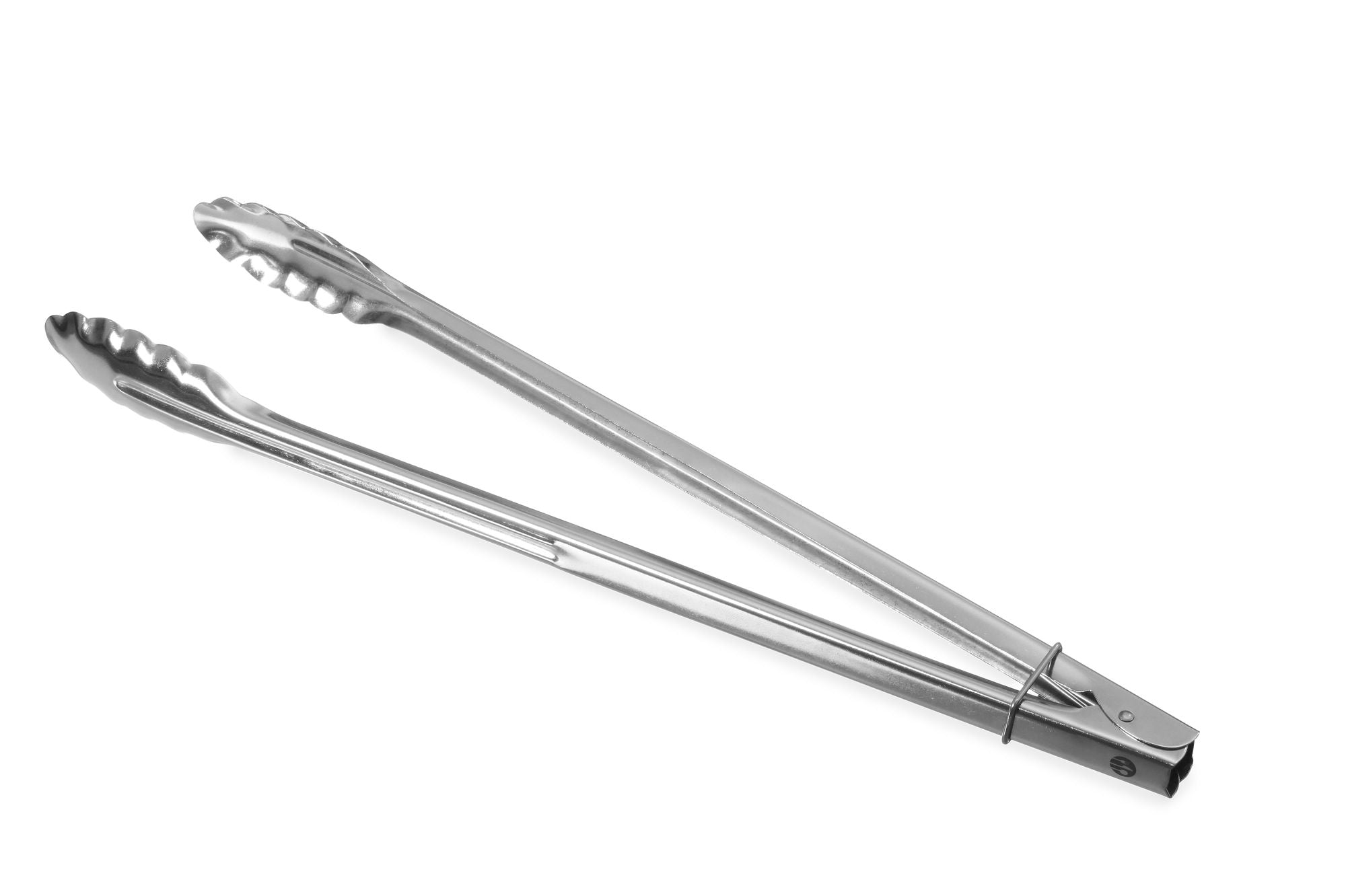 Pinças para salada inox 400 mm com clip de fixação
