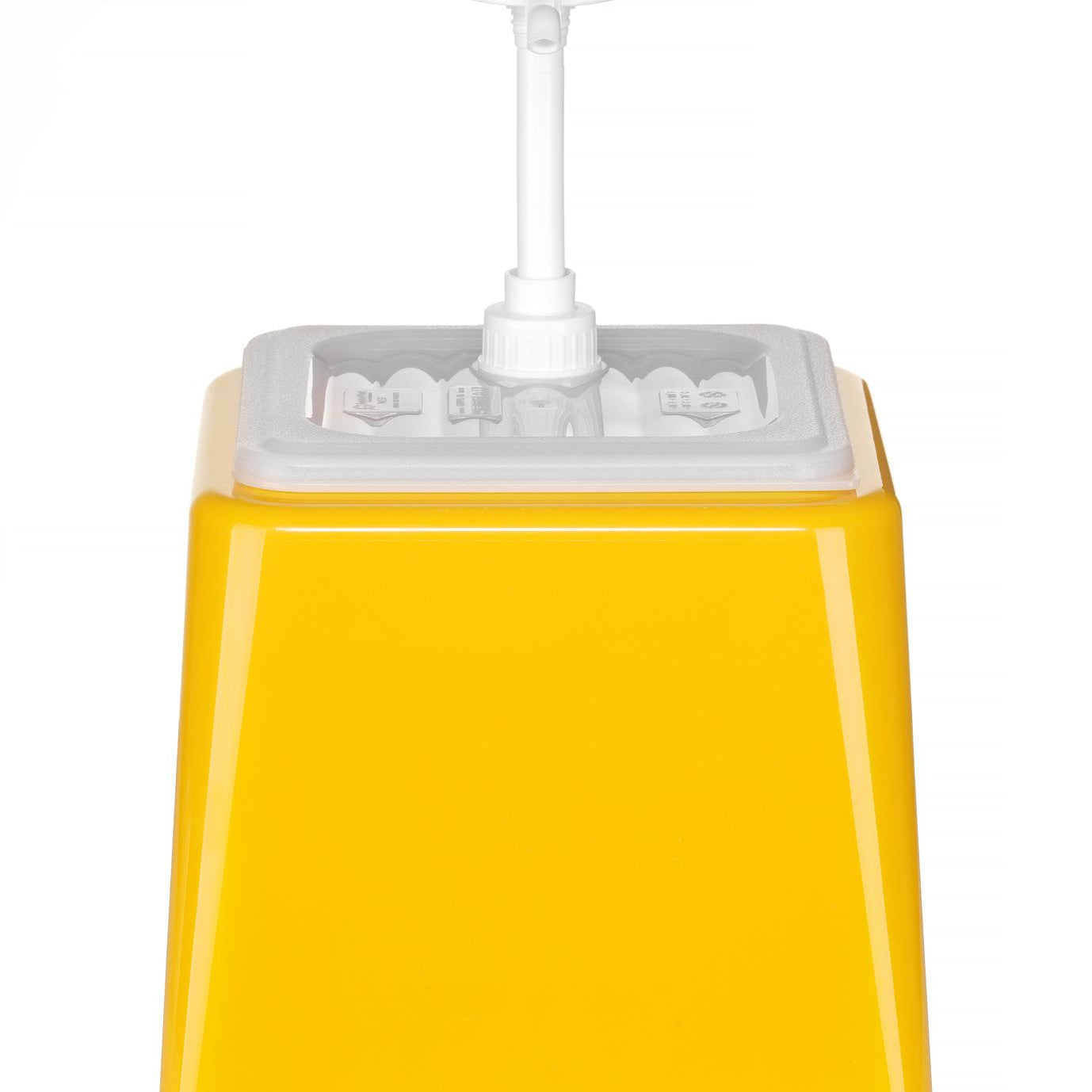 Dispensador de molho com bomba amarelo 2,5 l GN 1/6