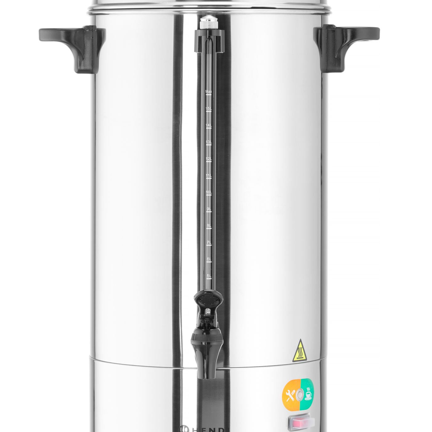 Percolador de café em aço inoxidável 16 l 230V 1500W