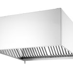 Exaustor de parede inox 1205x1000x450 mm