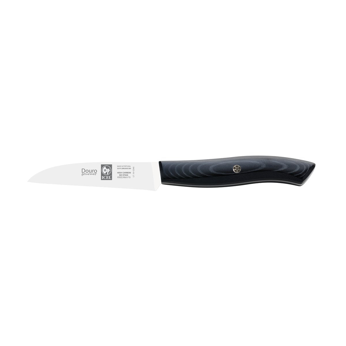 Faca para vegetais Douro Gourmet 9 cm, cabo de micarta preta