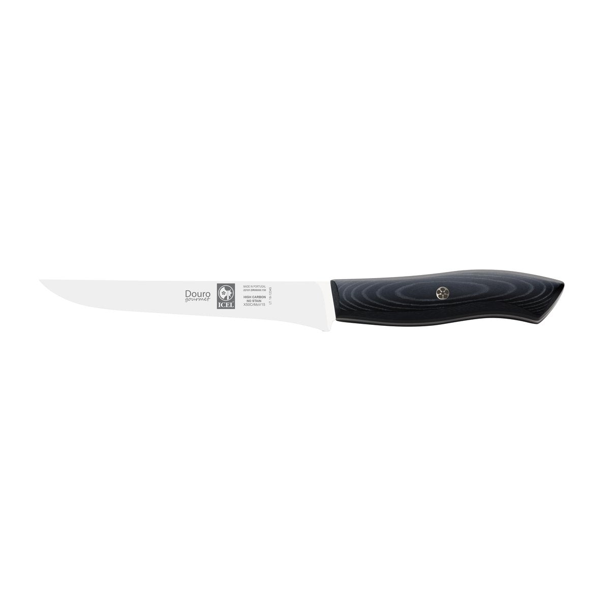 Faca para desossar Douro Gourmet 15 cm, cabo de micarta preta