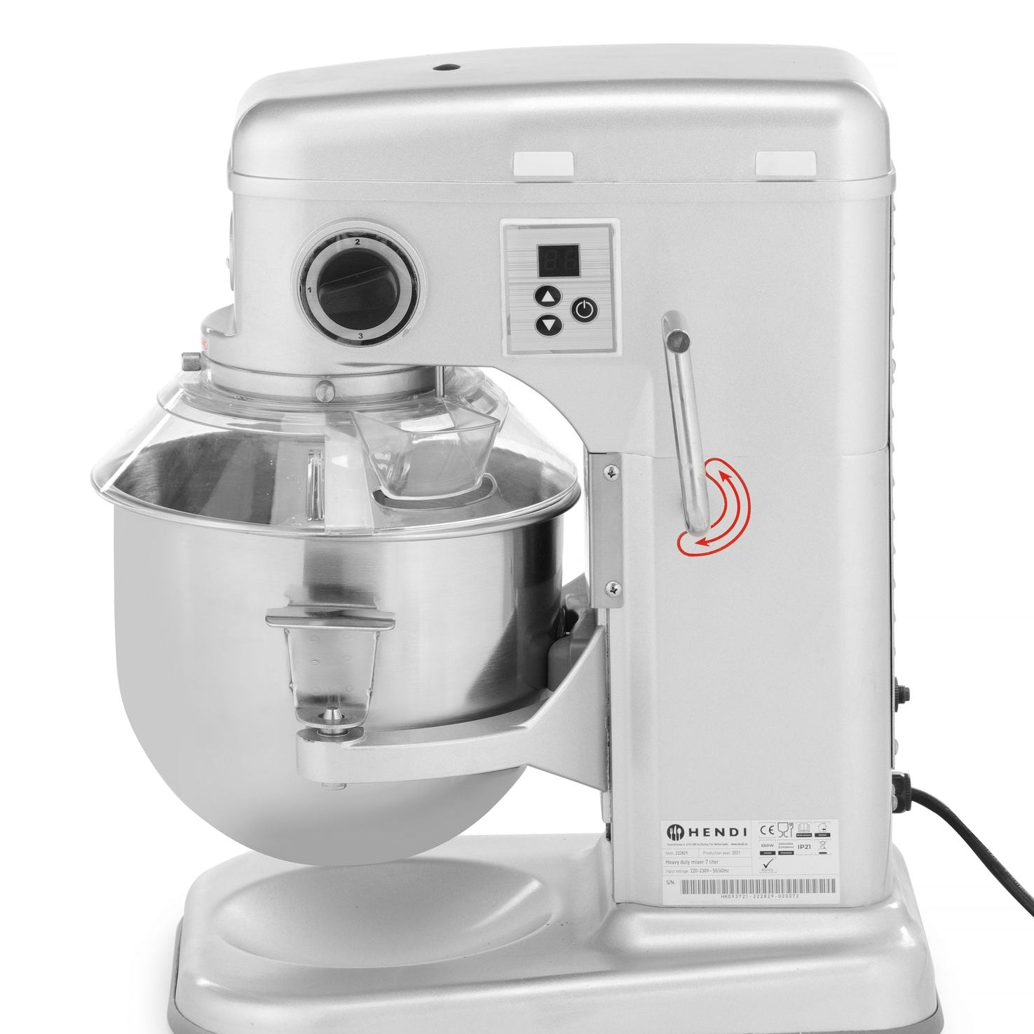 Batedeira planetária 7 l 230V 650W Kitchen Line