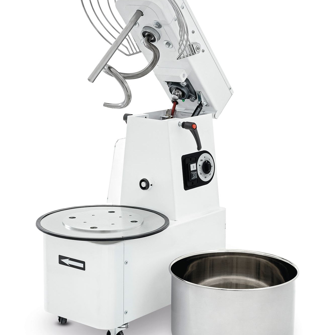 Misturador espiral cabeça levantada 22 l