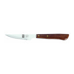 Faca para bife Seleção Mesa 9 cm, cabo de madeira prensada castanha
