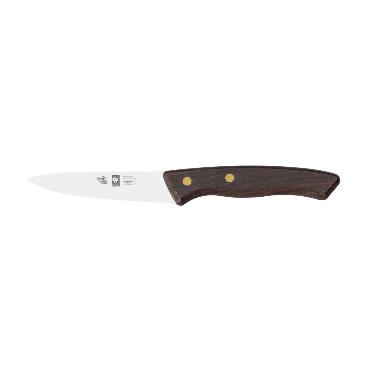 Faca para legumes Exotic 9 cm, cabo de pau-santo