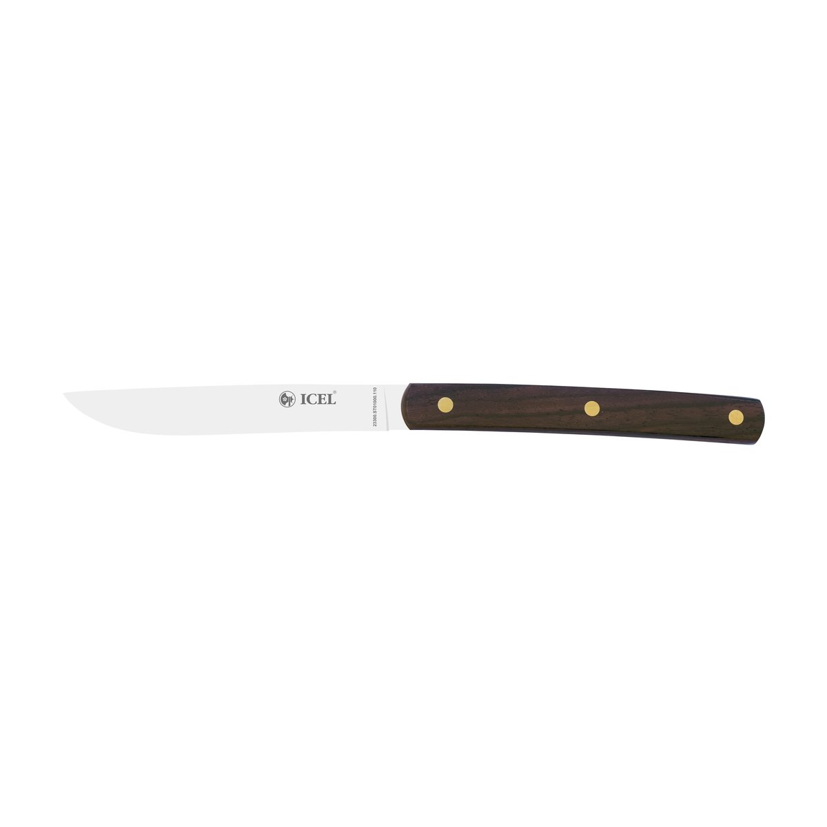 Faca para bife sem serrilha 11 cm, cabo de pau-santo – mod. ST01