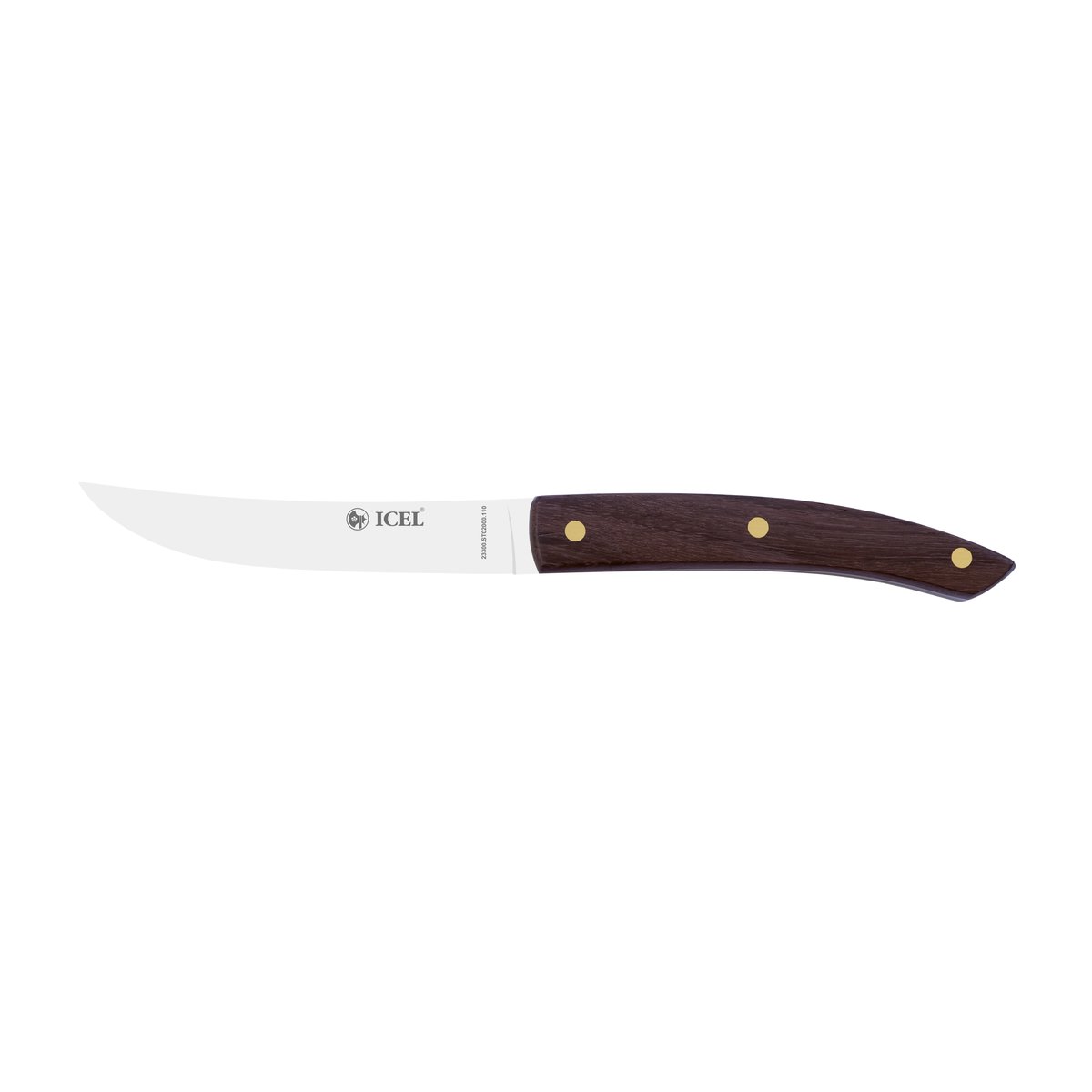 Faca para bife sem serrilha 11 cm, cabo de pau-santo – mod. ST02