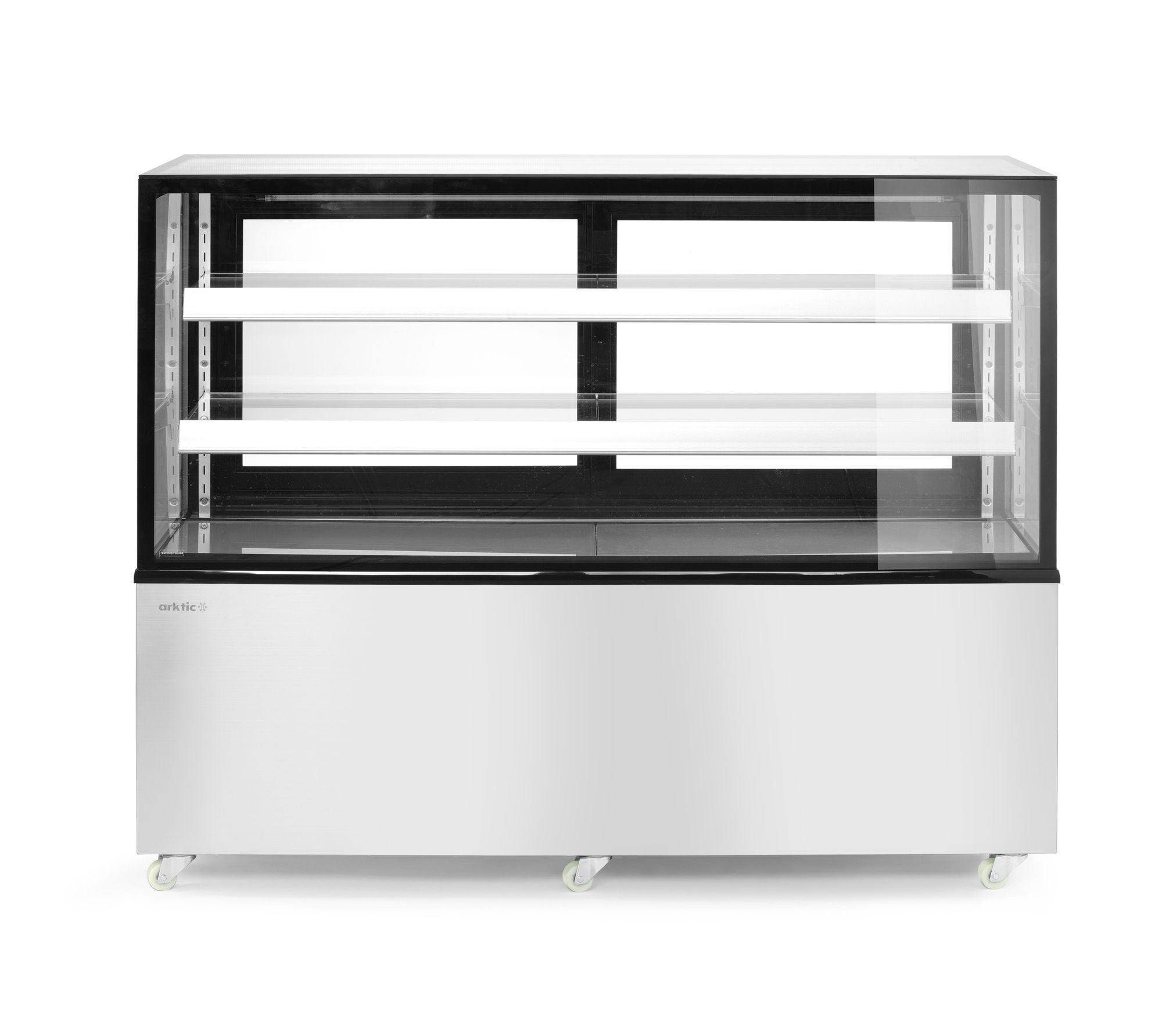 Vitrine refrigerada 510 l com 2 prateleiras 230V 490W