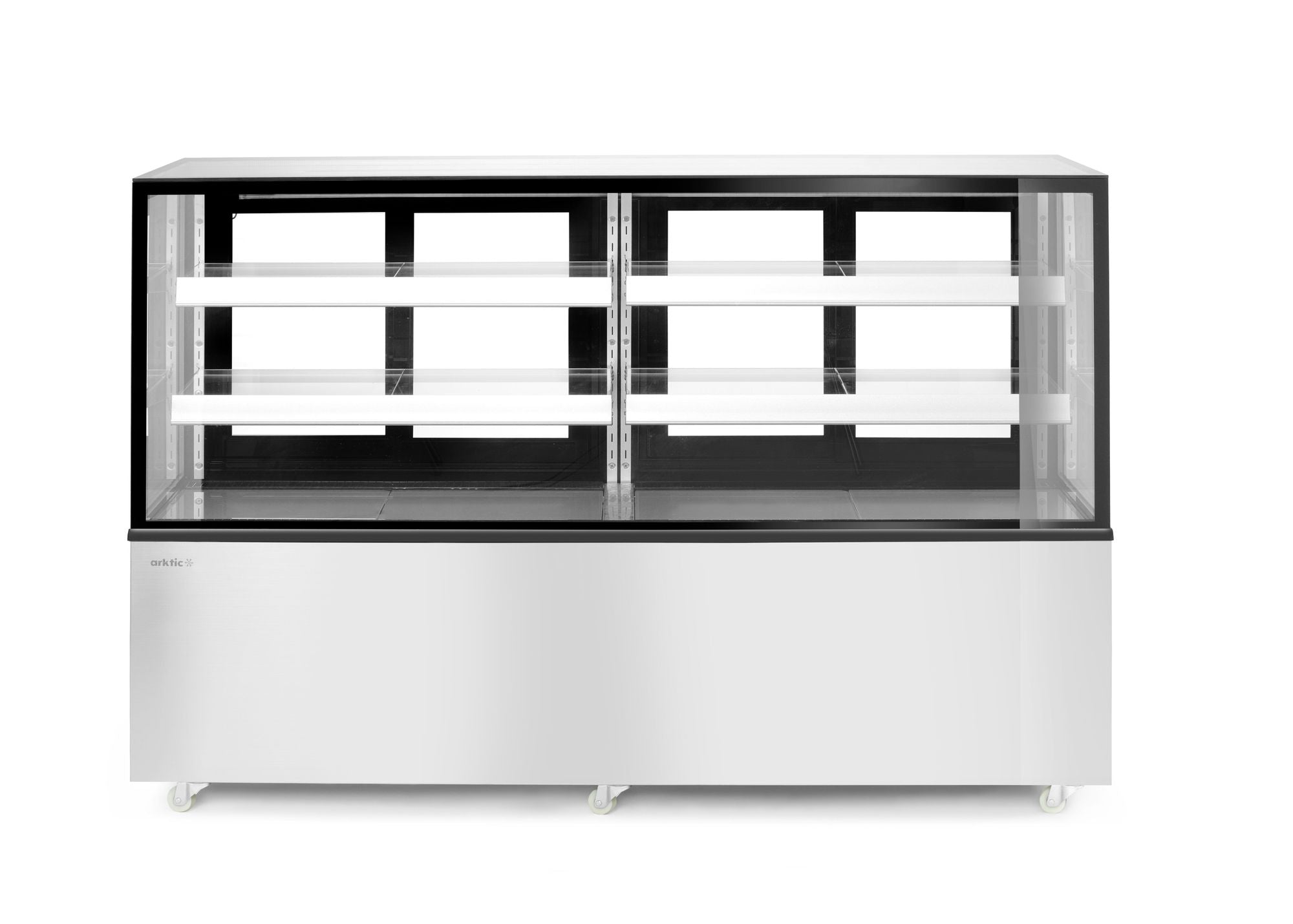 Vitrine refrigerada 610 l com 2 prateleiras 230V 500W