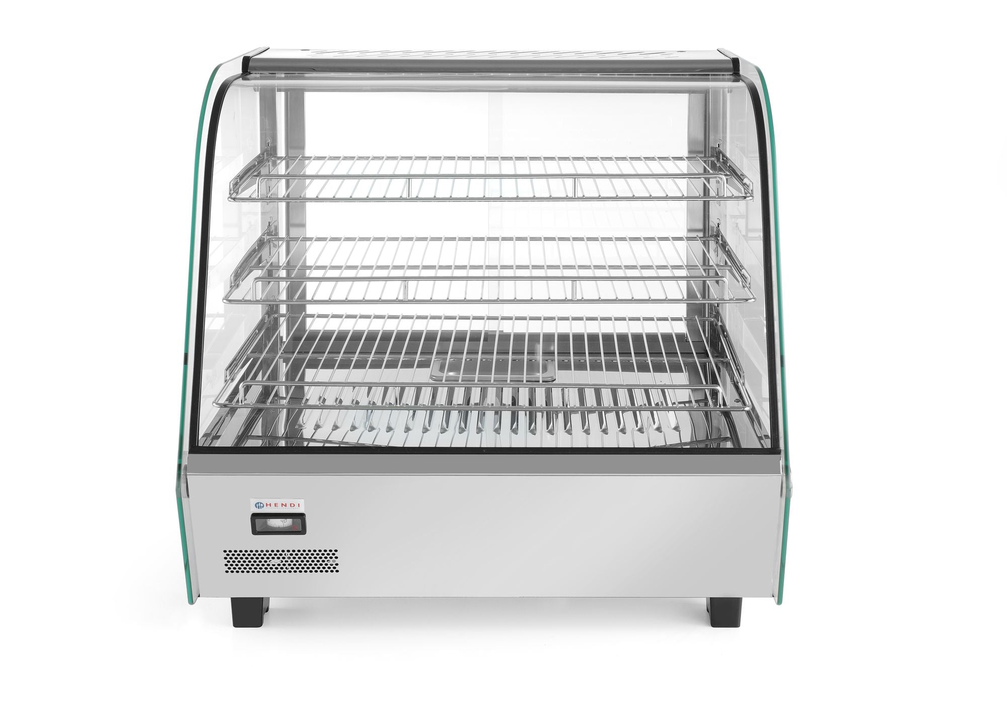 Vitrina aquecida de bancada 3 níveis 120 l 230V
