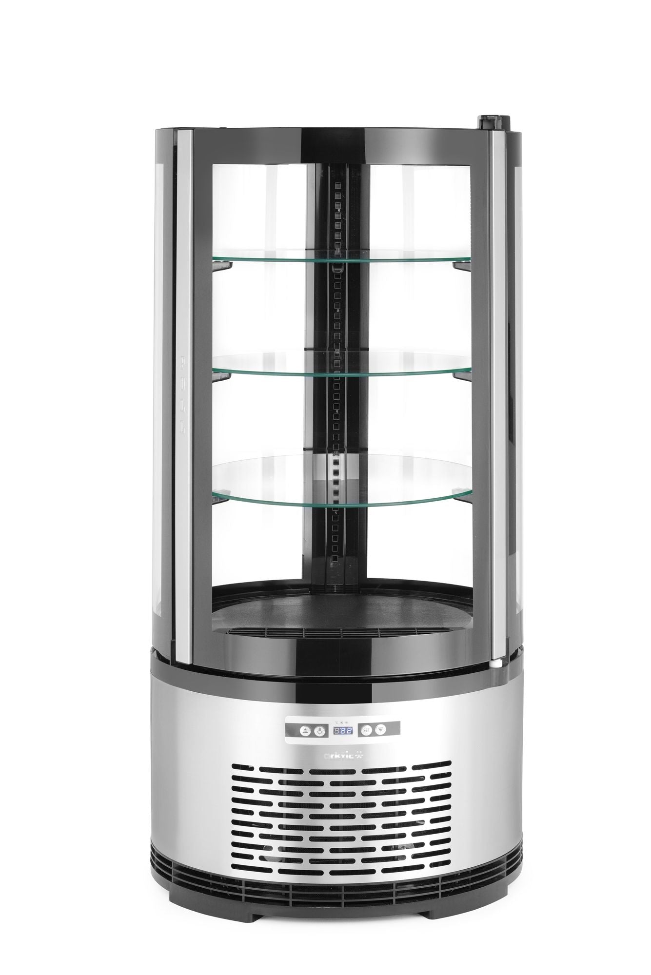 Vitrine de bolos redonda com capacidade de 100 l