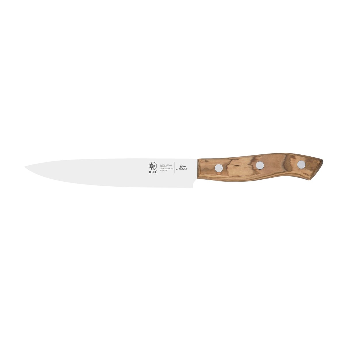Faca de cozinha Nature 15 cm, cabo de oliveira