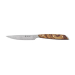 Faca para bife 11 cm, cabo de oliveira – mod. ST04