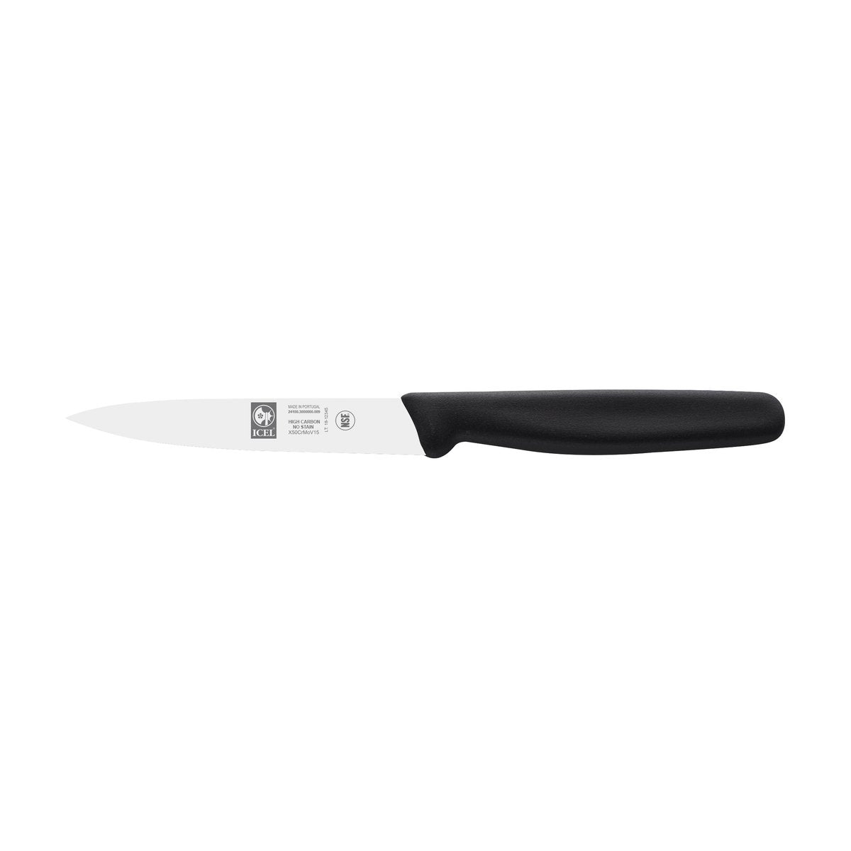 Faca para legumes Júnior 9 cm, cabo preto