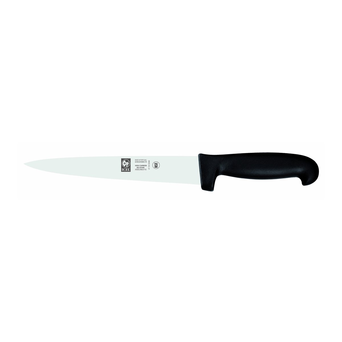 Faca para picar Poly 17 cm, cabo preto