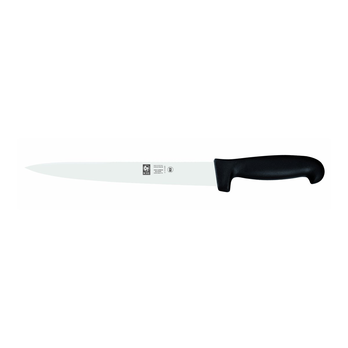 Faca para picar Poly 25 cm, cabo preto