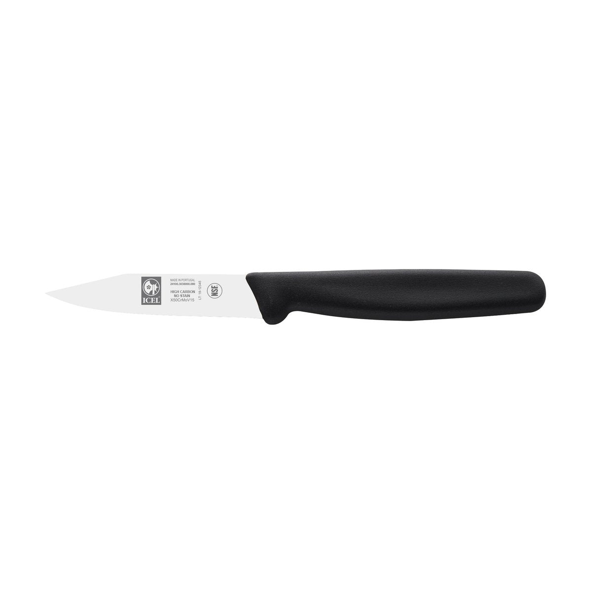 Faca para legumes Júnior 8 cm, cabo preto