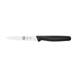 Faca para legumes serrilha Júnior 10 cm, cabo preto – mod. 306
