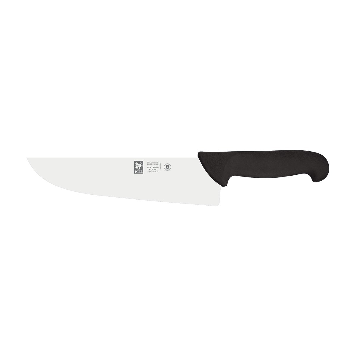 Faca de talho Poly 20 cm, cabo preto – mod. 3111