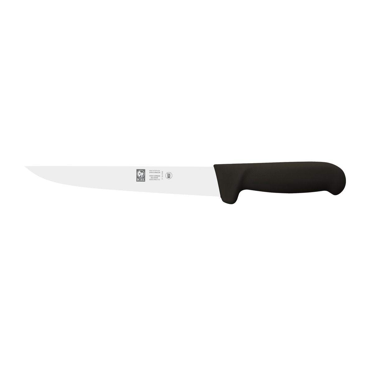 Faca para desossar Poly 20 cm, cabo preto