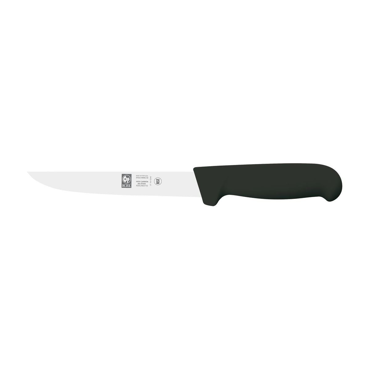 Faca para desossar Poly 15 cm, cabo preto – mod. 3199