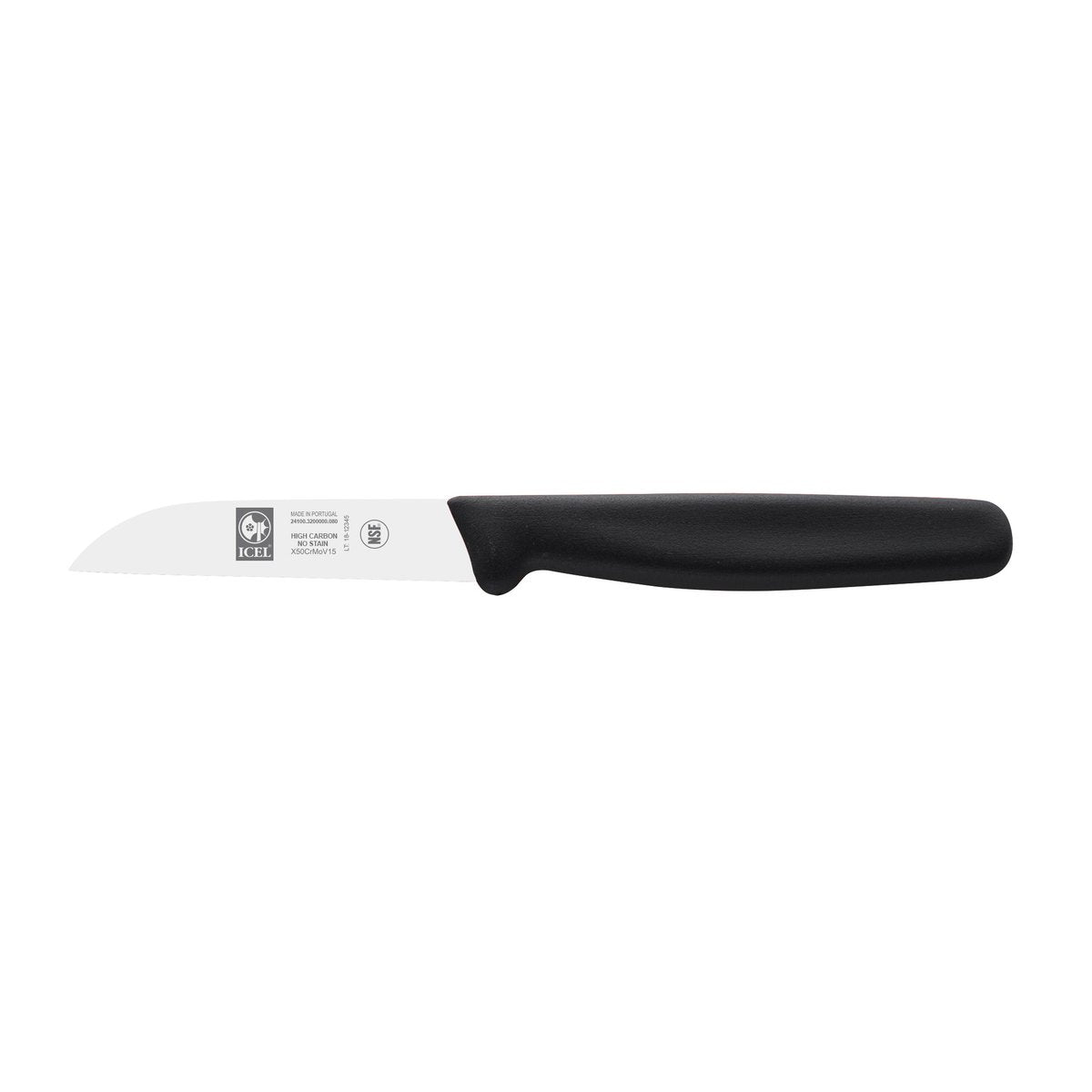 Faca para vegetais Júnior 8 cm, cabo preto