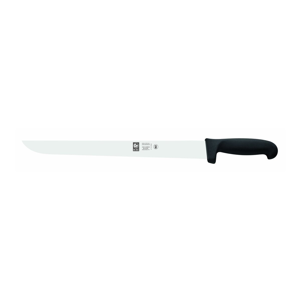 Faca para kebab Prática 44 cm, cabo preto