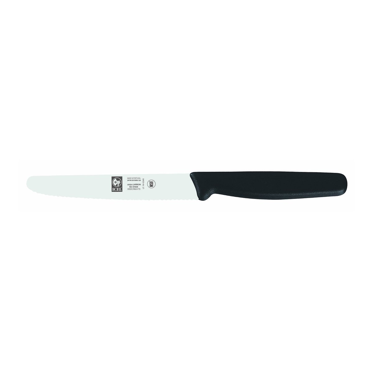 Faca para bife Seleção Mesa 12 cm, cabo preto