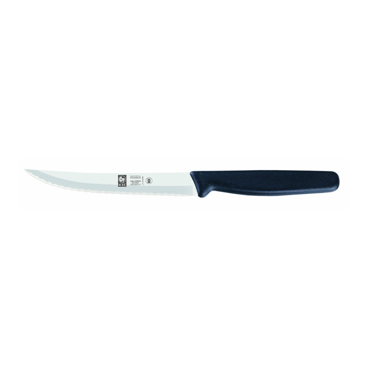 Faca para bife Seleção Mesa 13 cm, cabo preto