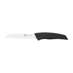 Faca para vegetais serrilha i-Tech 12 cm, cabo preto