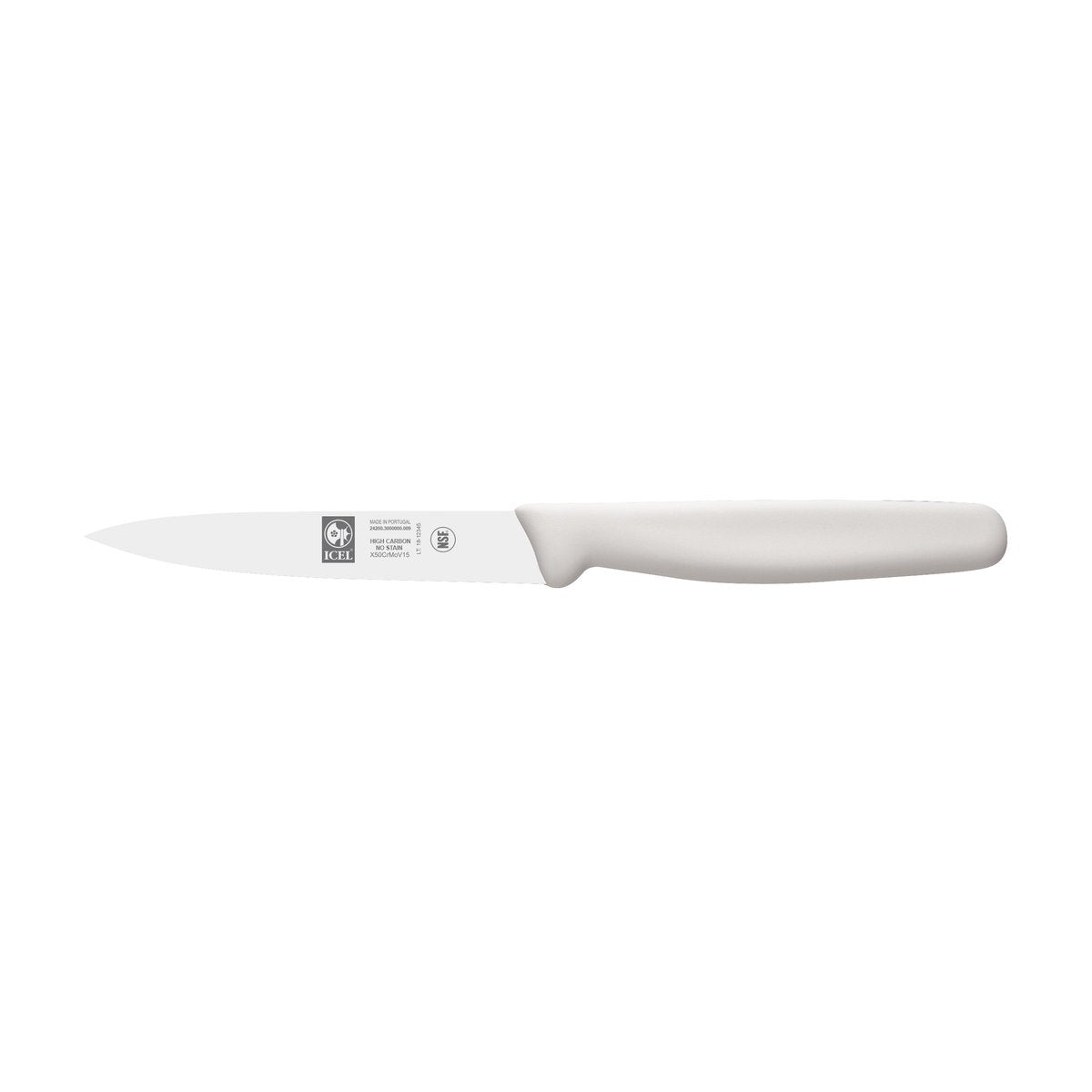 Faca para legumes 9 cm, cabo branco