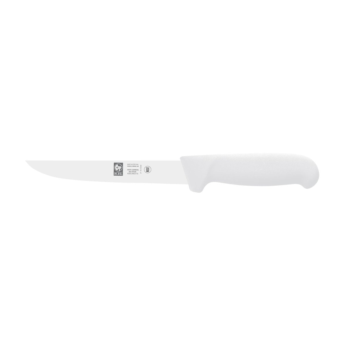 Faca para desossar 15 cm, cabo branco