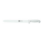 Faca para carnes frias serrilha Prática 30 cm, cabo branco – mod. 336