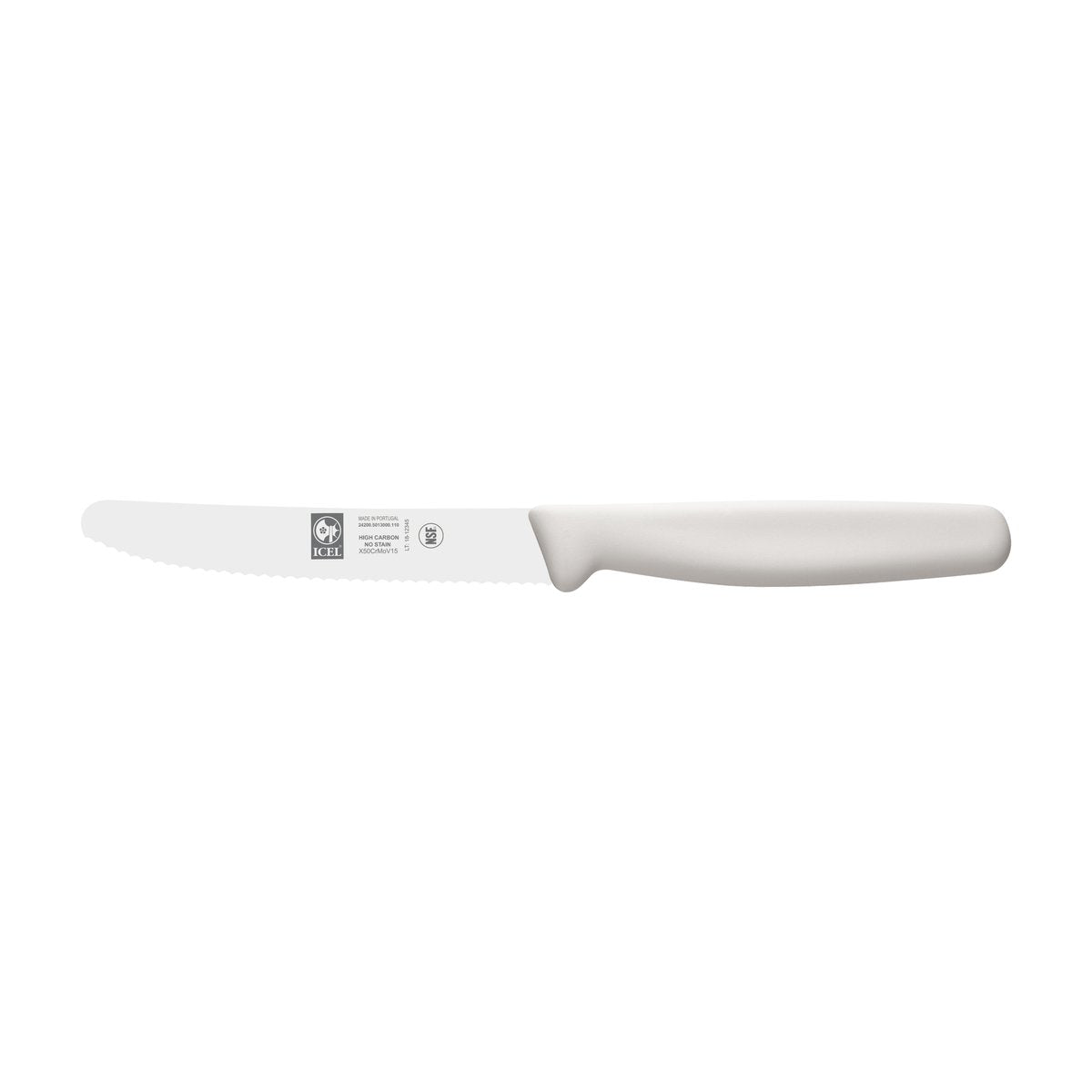 Faca para bife 11 cm, cabo branco