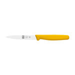 Faca para legumes serrilha 9 cm, cabo amarelo