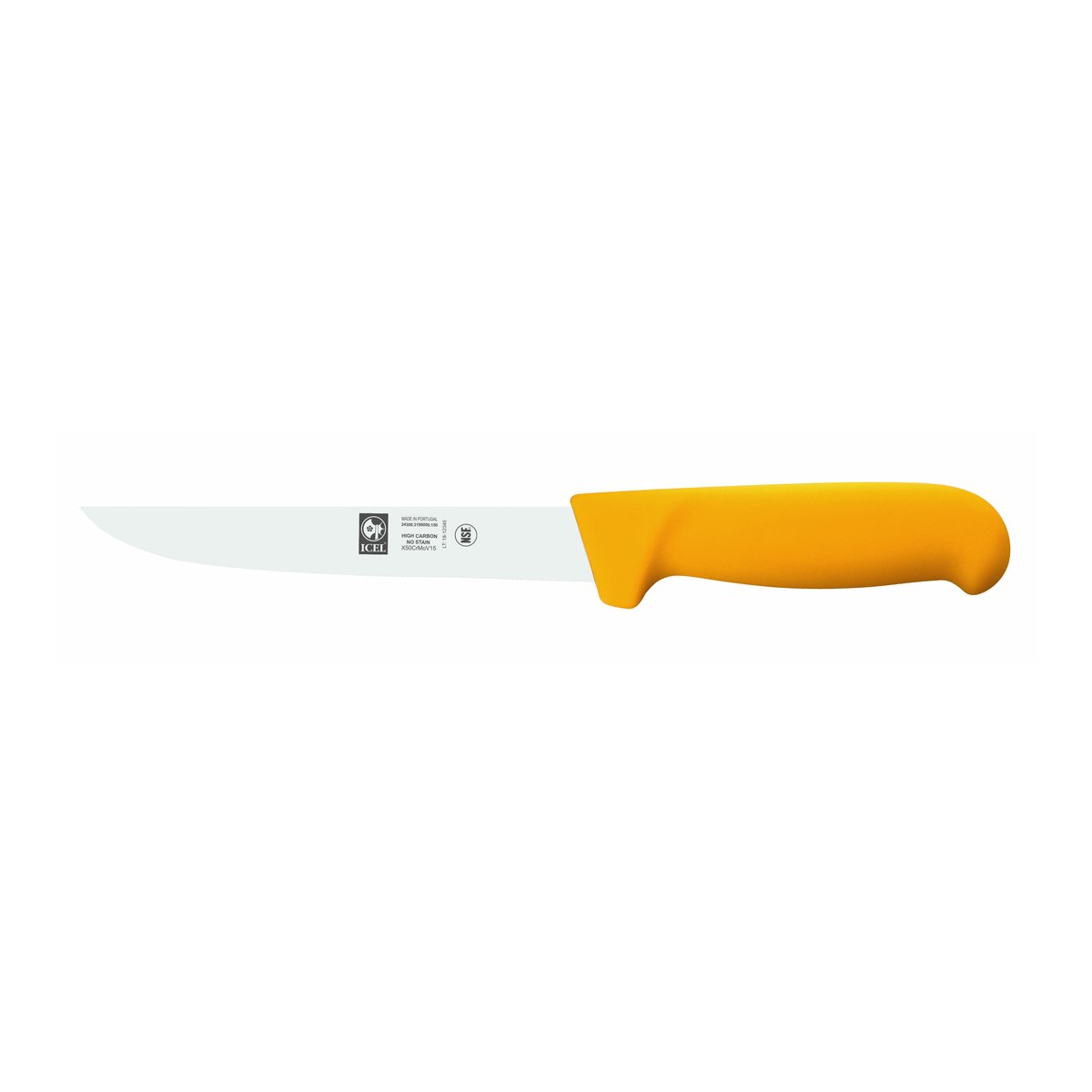 Faca para desossar 15 cm, cabo amarelo – mod. 3199