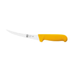 Faca para desossar semi-flexível Poly 13 cm, cabo amarelo